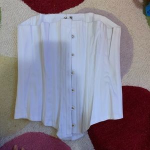 White corset